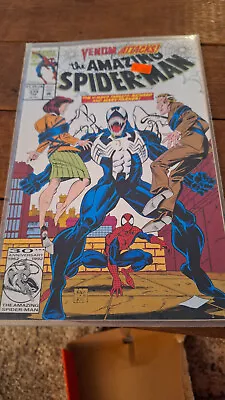 THE AMAZING SPIDER-MAN #374 NM Venom Attacks • $15