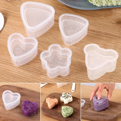Triangular Plastic Sushi Rice Ball Maker Mould Onigiri Mold Bento A • £2.64