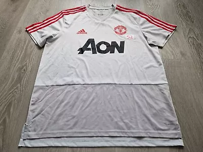 Mens Adidas Training Manchester United Football Shirt Size L • £1.99