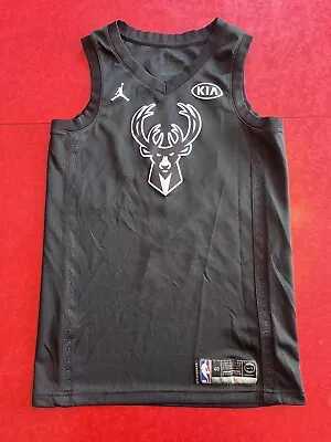 Giannis Antetokounmpo Milwaukee Bucks All Star Basketball Jersey Mens Size 40 • $24.99
