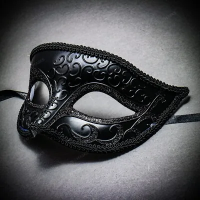 Venetian Classic Masquerade Costume Eye Mask With Glitter For Ball Prom Party • $11