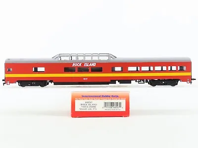 HO IHC Premier Series 48247 RI Rock Island Smooth Side Vista-Dome Passenger #517 • $29.95