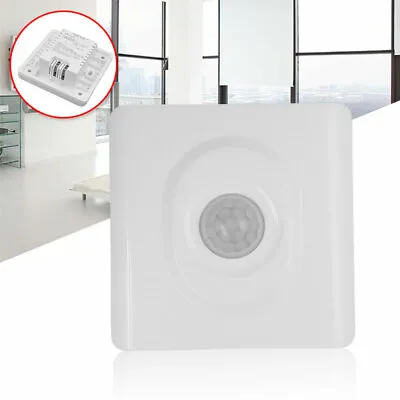 Automatic Infrared PIR Body Motion Sensor Switch For LED Light Wall Mounted • £7.36