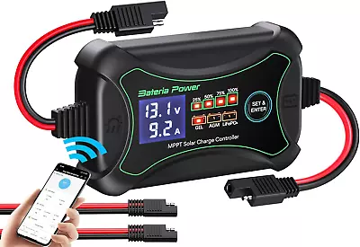 10A MPPT Wireless Solar Charge Controller With BT 12 Volt Phone • $66.75