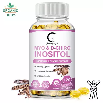 Inositol Capsules Hormonal & Ovarian Support Healthy Cycles Dietary Supplement • £22.45