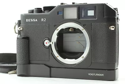 [Almost Unused Trigger Winder] Voigtlander Bessa R2 Black Film Camera From JAPAN • $1199.90