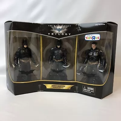RARE The Dark Knight Trilogy Movie Masters Premium Box Set 3-Pack Toys R Us NEW • $74.99