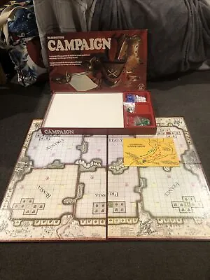 Rare Vintage 1974 Campaign Board Game By Waddingtons - Complete VGC Christmas • £10