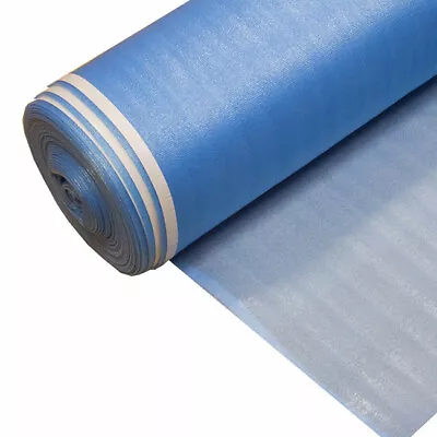 Vapor Barrier Flooring Underlayment For Laminate Floor W/tape 3in1 2mm 100sf • $19.99