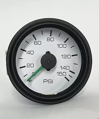 Dual Air Pressure Gauge Mechanical 2 1/16” 52mm White Face. Lighted 150psi  New • $29.50