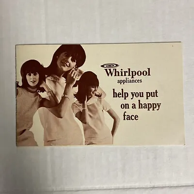 Vintage Whirlpool Appliances Advertisement Ad Advertising Booklet Brochure • $4.99