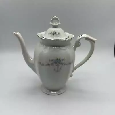 Chodziez Teapot Blue Floral Swag • $35