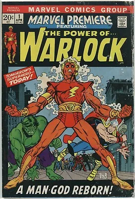 Marvel Premiere #1 VG 4.0 1st Him As Warlock; 1st Counter-Earth/Soul Gem • $52