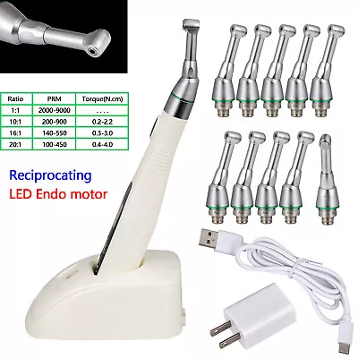 Cordless Dental 16:1 Mini LED Endo Motor Root Canal Treatment /Contra Angle Head • $229.99