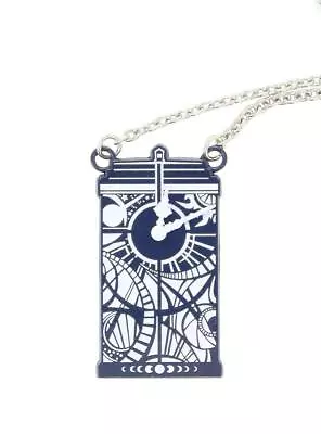 Doctor Who Gallifreyan Clock Tardis Necklace • £16.56