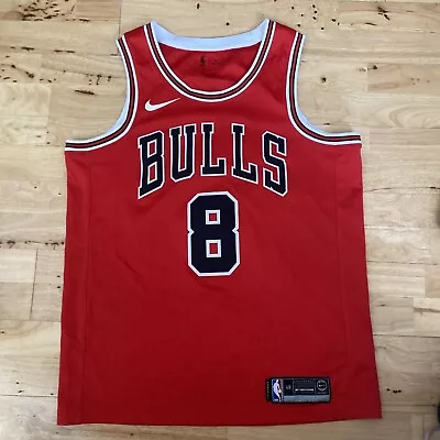 £24.99 • Buy Nike Swingman Chicago Bulls Zach Lavine Jersey #8 NBA Size Large 48 Used