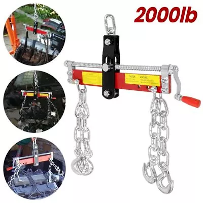 2000lb 900kg Engine Leveller Crane Hoist Chain Load Garage Lift Loading Balancer • £25