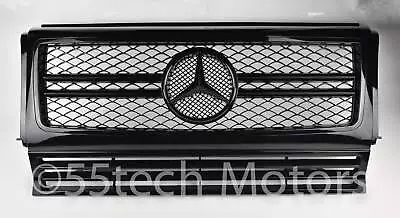 W463 Mercedes G Class Grille Grill G500 G55  AMG MATTE Black G63 1986 2018 • $218.49