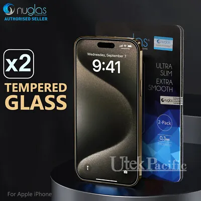 2x For Apple IPhone 15 14 13 12 11 Pro Max SE Tempered Glass Screen Protector • $7.69