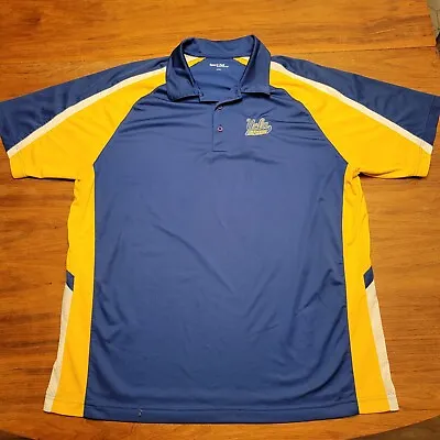 UCLA Bruins Golf Classic Blue Polo Shirt Mens 2XL Sport Tek By Port Authority • $14