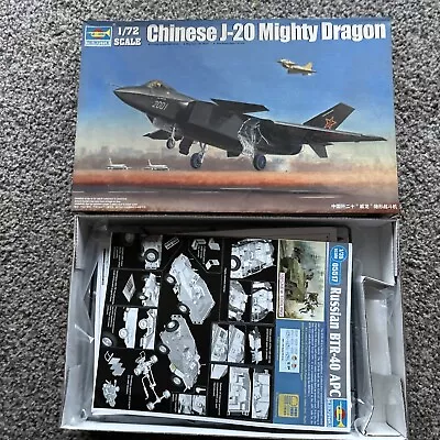 Trumpeter 1/72 01663 PLAAF J-20  Mighty Dragon  • $18