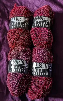 £19.99 • Buy Sirdar Hayfield Illusion DK Yarn 4x 100g 0303 Magical Knitting Crochet