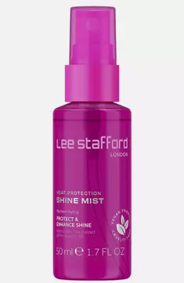 Lee Stafford Heat Protection Shine Mist 50ml Travel Size FAST AND FREE POSTAGE! • £6.95