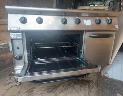 £675 • Buy Gas Cooker / Burner - Commercial Mareno 6 Burner / Oven Stainless Steel Gas...