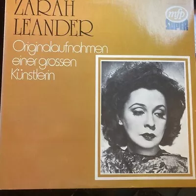Zarah Leander - Originalaufnahmen Einer Großen Künstlerin LP (1975) EX/VG+ • $5