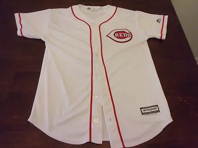 Cincinnati Reds Used Youth Large 14-16 Majestic Kids MLB Jersey • $18.59