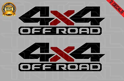 4x4 OFF ROAD Decal Set Fits: Dodge Ram 1500 2500 Truck Vinyl Stickers Burgundy • $17.77