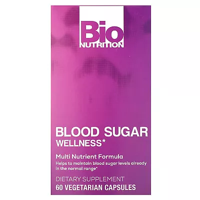 Blood Sugar Wellness 60 Vegetarian Capsules • $19.35