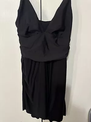 Magicsuit Women's Black Summer Halter One Piece Swimsuit Dress Size 16 • $25