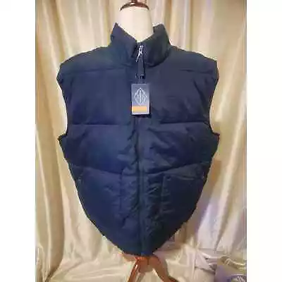 St. Johns Bay Quilted Cargo Vest  Size 2xl Navy • $23