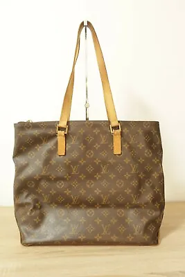Authentic Louis Vuitton Monogram Cabas Mezzo Tote Bag #11556 • $197
