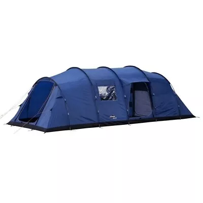Vango Tigris 800 8 Person Tunnel Tent + Side Enclosed Canopy + Carpet • £275