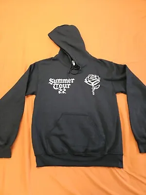 Macklemore Summer Tour 2022 Concert Hoodie Womens Small Black Hip Hop Two Sided • $30