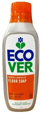Ecover Floor Soap 1 Litre With Natural Linseed Oil Clean & Protect Tiled Floors • £8