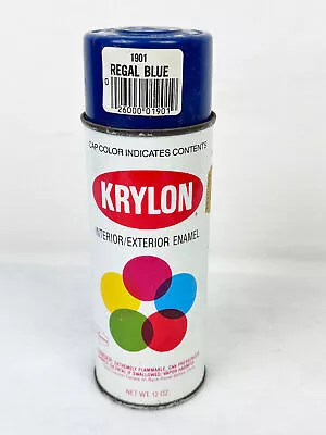 Vintage Krylon Regal Blue 1901 Spray Enamel Empty Collectors Item • $24.70