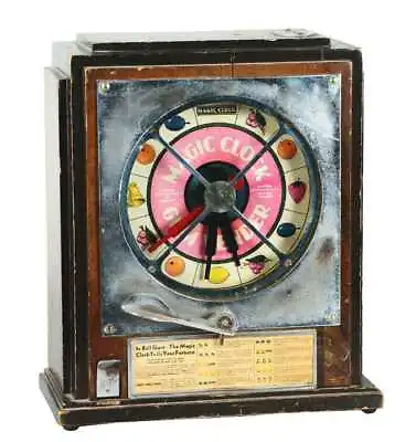 £1500 • Buy Antique Keeney And Sons Coin Operated Machine Magic Clock Fortune Teller Rare