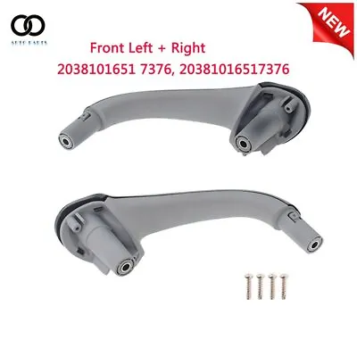 Front Left + Right Interior Door Pull Handles Gray For Mercedes W203 C-Class • $24.68