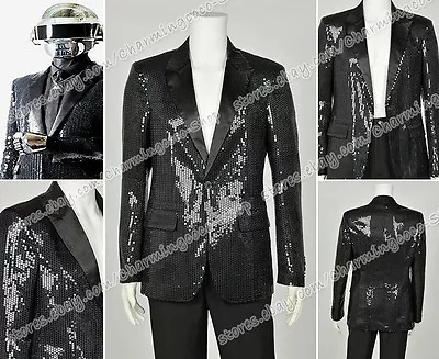Daft Punks Electroma Hero Robot No 1 Cosplay Costume Halloween Jacket Silver New • $102.29