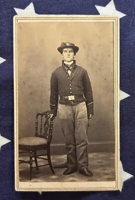 Original Civil War Cdv Photo Of A Union Artillery Soldier 1st Ohio Battery A • $135