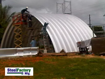 Q51x30x17 Steel Factory Mfg Metal Quonset Hut Arched Curved Building Cover DIY • $10250