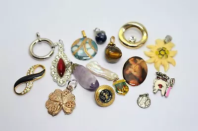 Vintage & Antique Pendants Charms Lot To Sort • $16.94