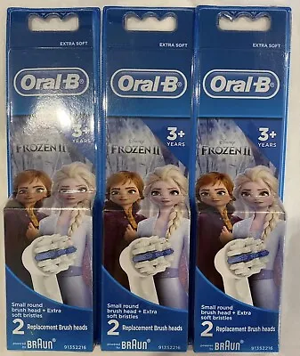 $37.95 • Buy 6x Oral-B Frozen Kid Electric Toothbrush Replacement Heads. Freeship