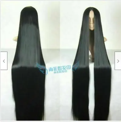 200CM/75inch Long BlackFashion Straight Wigs Cosplay Party Wig Wigs • $33.76