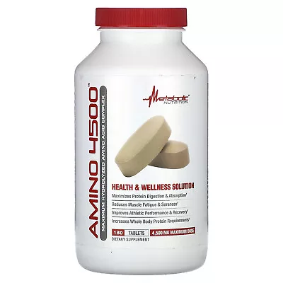 Amino 4500 4500 Mg 180 Tablets (1500 Mg Per Tablet) • $36.99