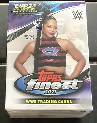 2021 Topps Finest WWE Wrestling Cards Factory Sealed Blaster Box • $37.27