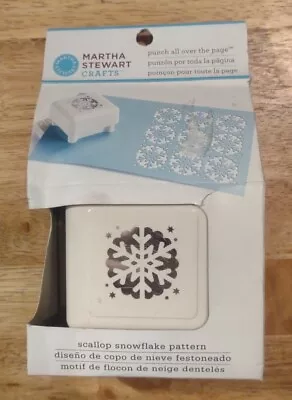 Martha Stewart Crafts Scallop Snowflake Punch New In Package  • $22.99